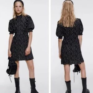 Zra printed mini dress